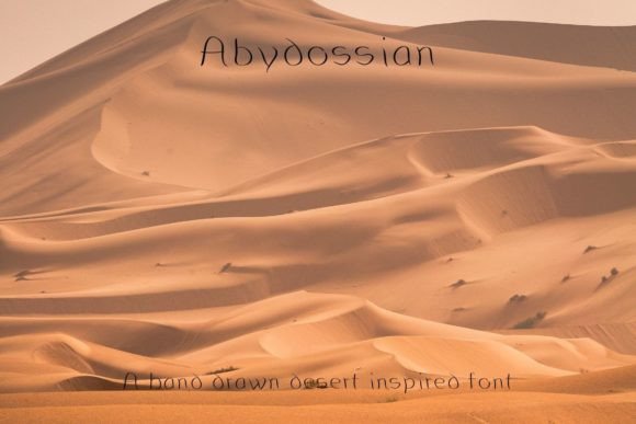 Abydossian Font: A Designer’s Take on Quirky Branding