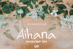 Aihana Handwritten Font Review for Web Design