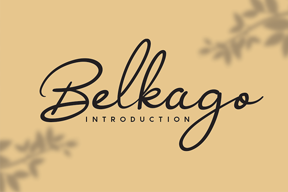 Belkago Font: Elevate Your Brand with Handwritten Charm