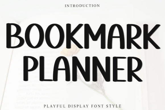 Bookmark Planner Font for Handmade Creators