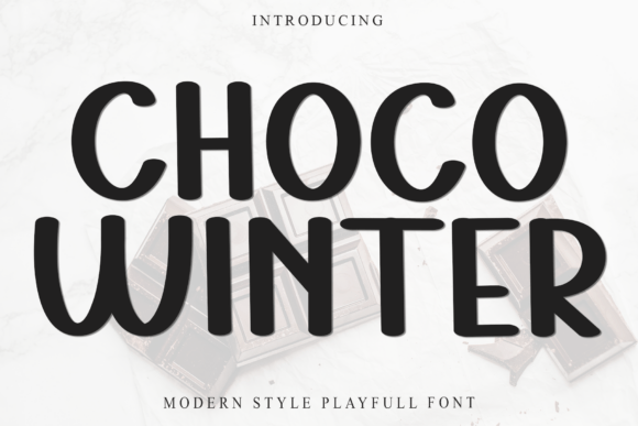 Choco Winter: A Display Font for Bold Campaigns