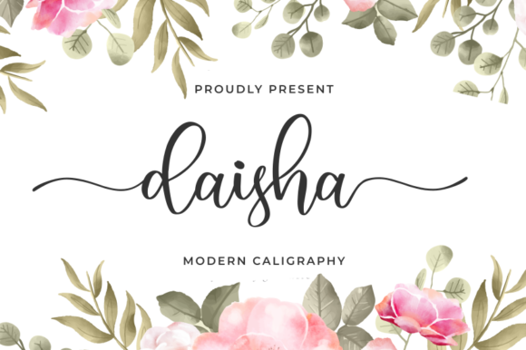 Daisha: A Handwritten Font for Editorial Design