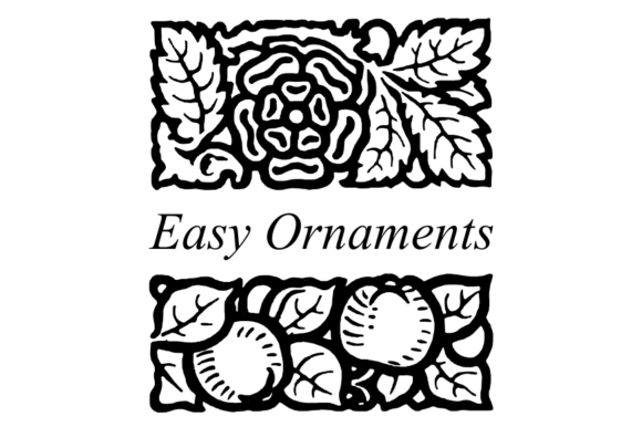 Easy Ornaments: A Versatile Typeface for Campaigns