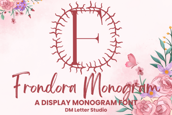 Frondora Monogram: A Refined Typeface for Editorial Design
