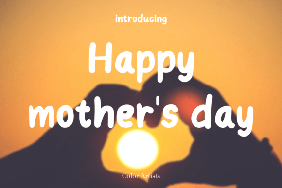 Happy Mother s Day Font for Marketers