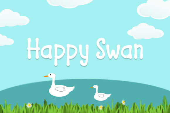Happy Swan: A Playful Script Font for Editors