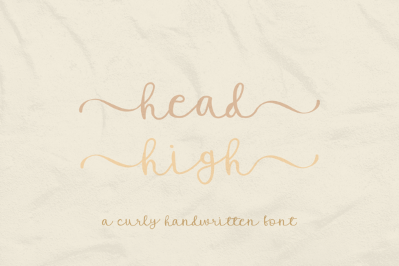 Head High: A Script Font for Modern Web Design