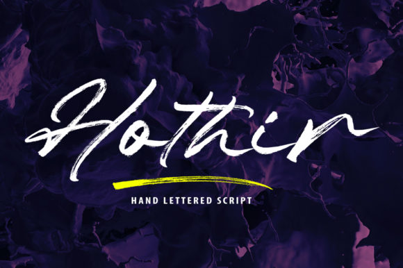 Hothir: A Handwritten Font for Modern Web Design