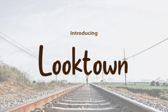 Looktown: A Playful Handwritten Font for Web Design
