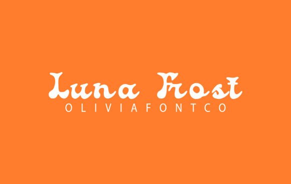 Luna Frost Typeface for Branding and Design