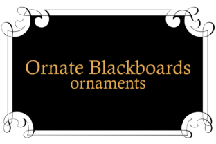 Ornate Blackboards Font for Web Design
