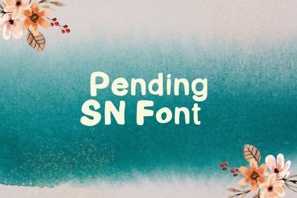 Pending Sn: A Playful Handwritten Font for Web Design