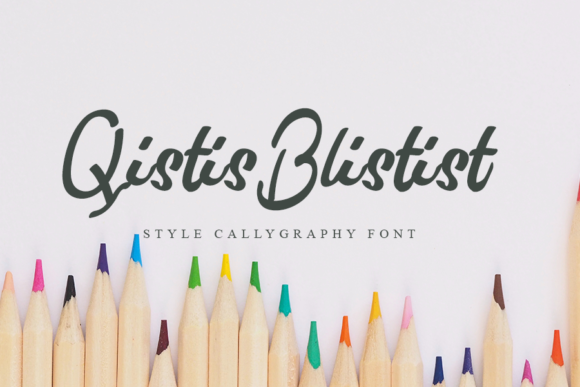 Qistis Blistist: A Handwritten Font for Digital Design