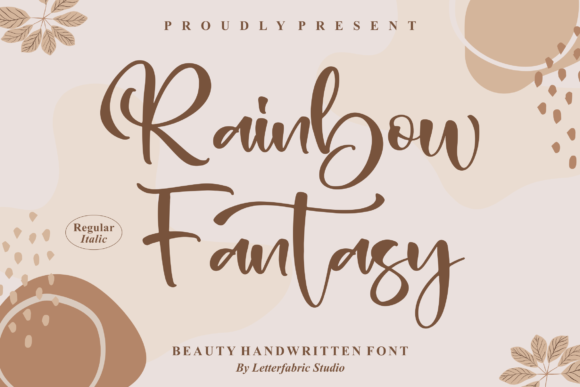Rainbow Fantasy Font for Web Design