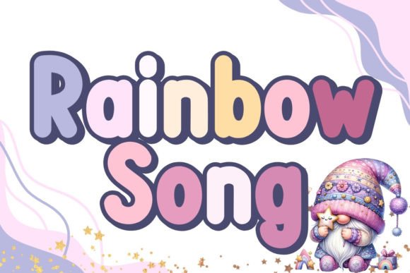Rainbow Song Font: A Whimsical Web Design Choice