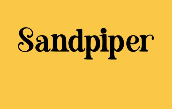 Sandpiper: A Sweet Serif Font for Crafters