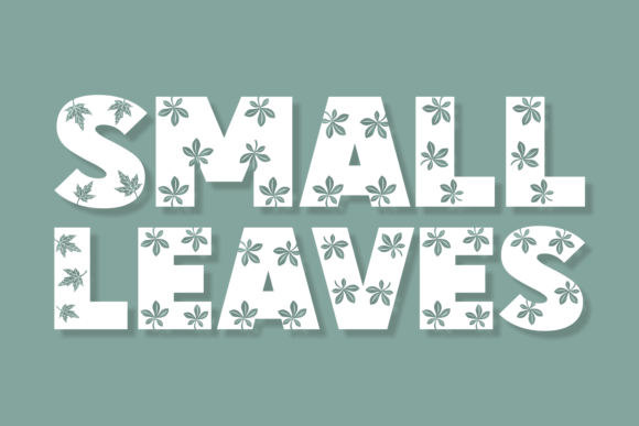 Small Leaves Font for Modern Web Design