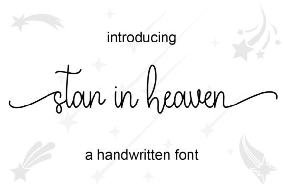 Star in Heaven: A Script Font for Editorial Design