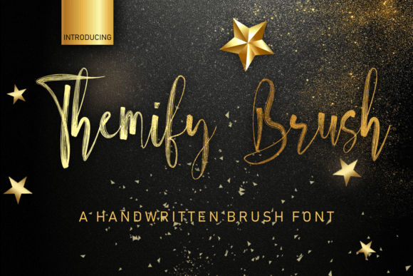 Themify Brush Font for Scroll-Stopping Design
