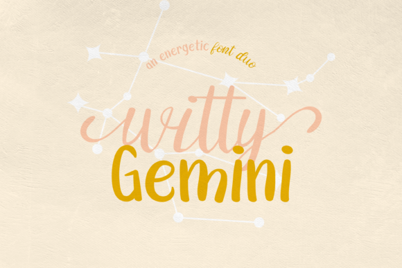 Witty Gemini Duo: A Script Typeface Review